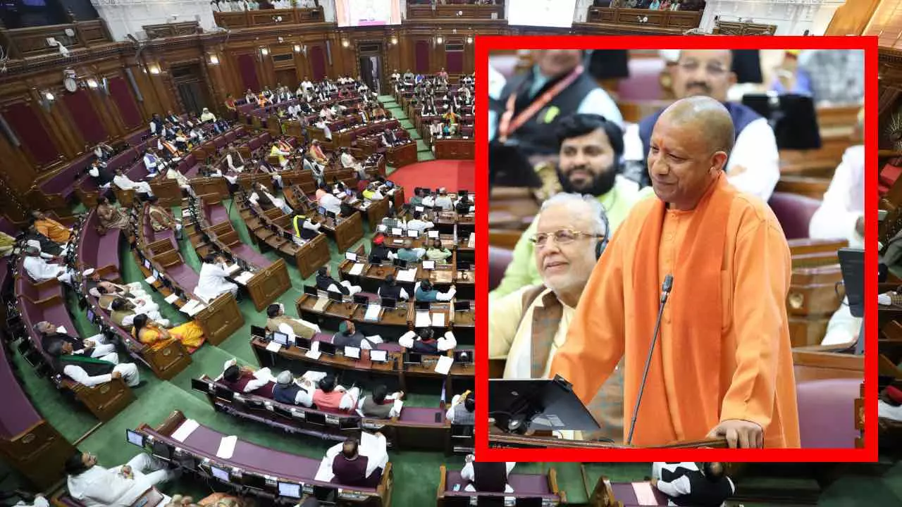 UP Assembly Budget Session Updates BJP Vs Samajwadi Party