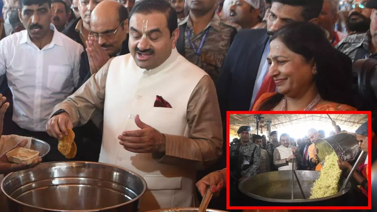 Adani Iskcon Maha Kumbh Mahaprasad Seva in Mahakumbh Mela 2025