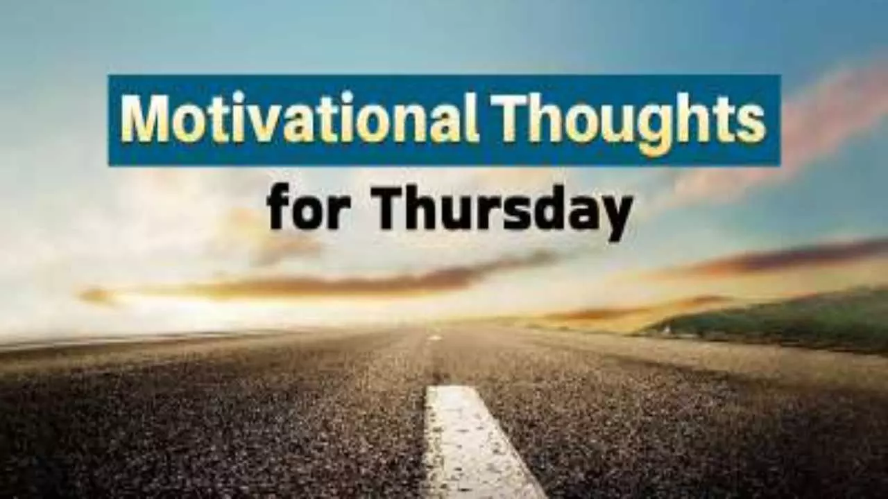 Thursday Motivational Quotes