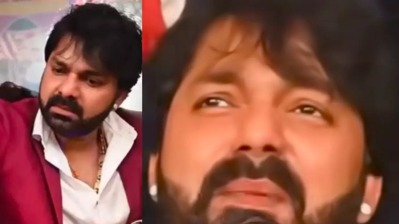 Pawan Singh Video Viral After Drunk (Image Credit-Social Media)