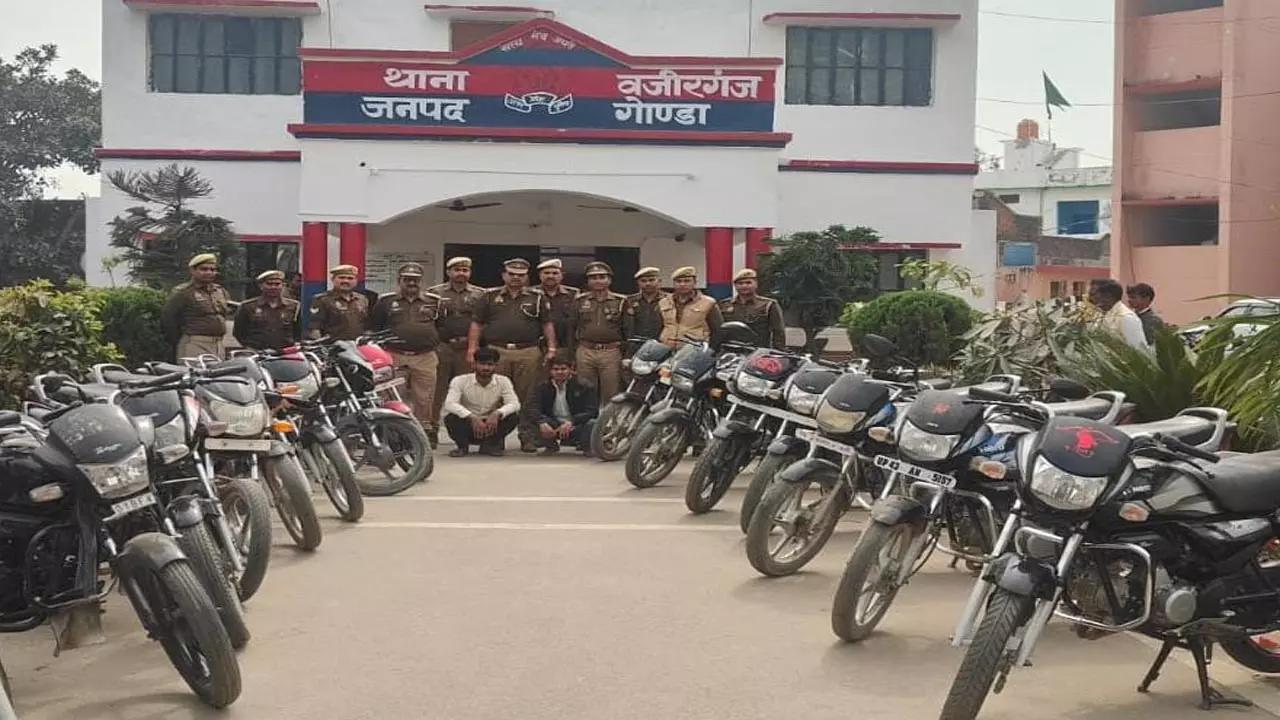 Two members of inter-ethnic gang arrested for stealing motorcycles