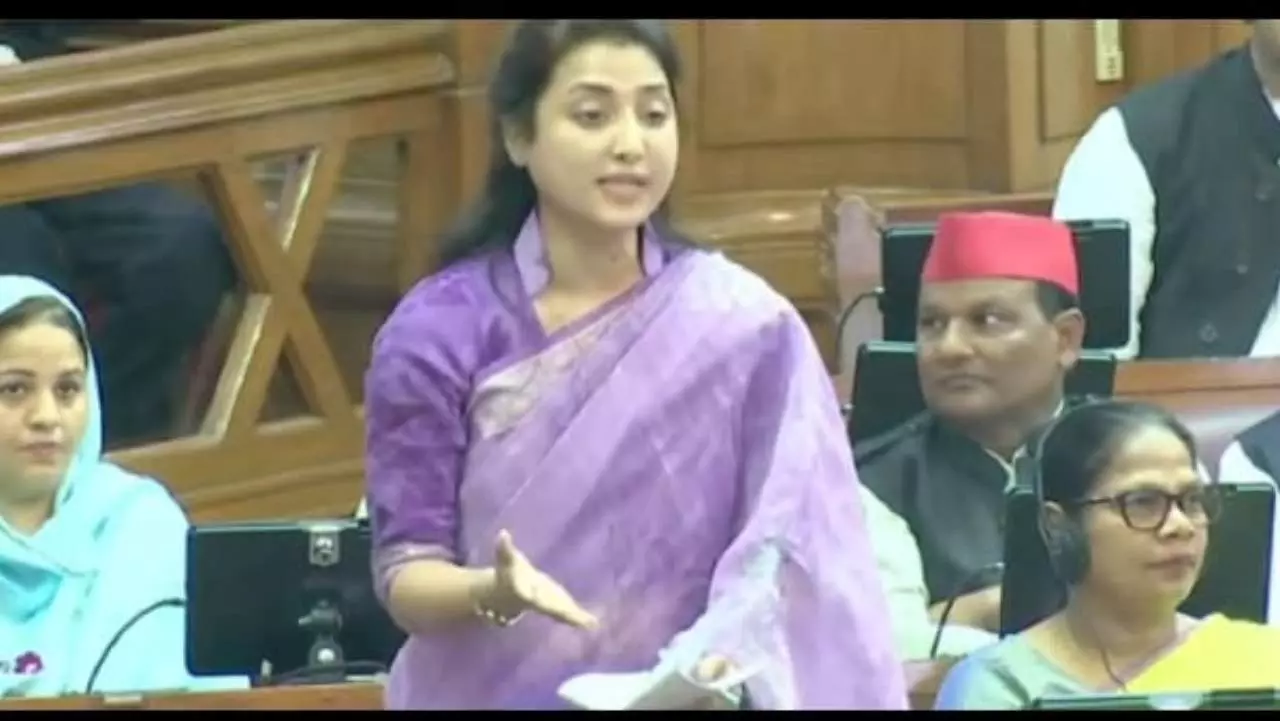 UP Budget 2025 Samajwadi Party Machhali Shahar MLA Dr Ragini Sonkar