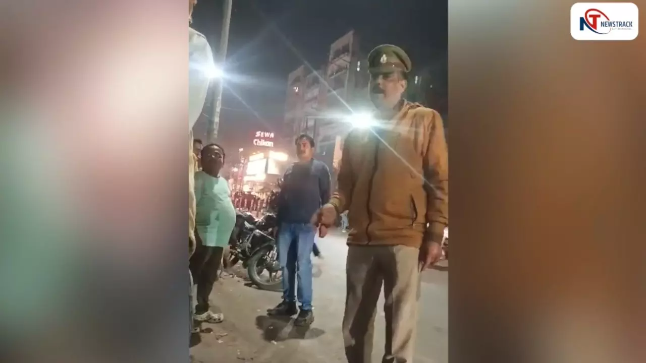 Lucknow Drunk Police Inspector Made Obscene Gesture After Saying Jai Shri Ram