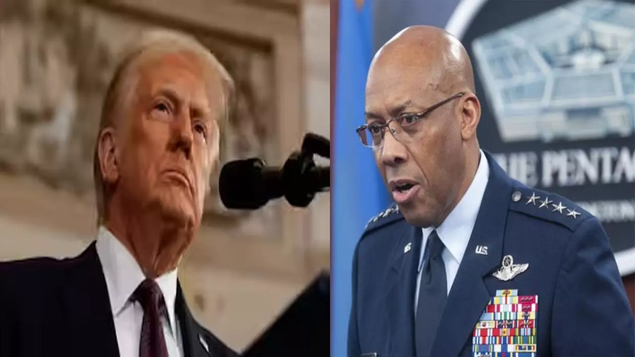 US President Donald Trump fires Gen. C. Q. Brown, Chairman of the Joint Chiefs of Staff of the Army