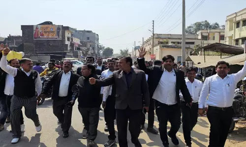 Advocates strike in Dumriaganj against Advocates Act Siddharthnagar News in hindi