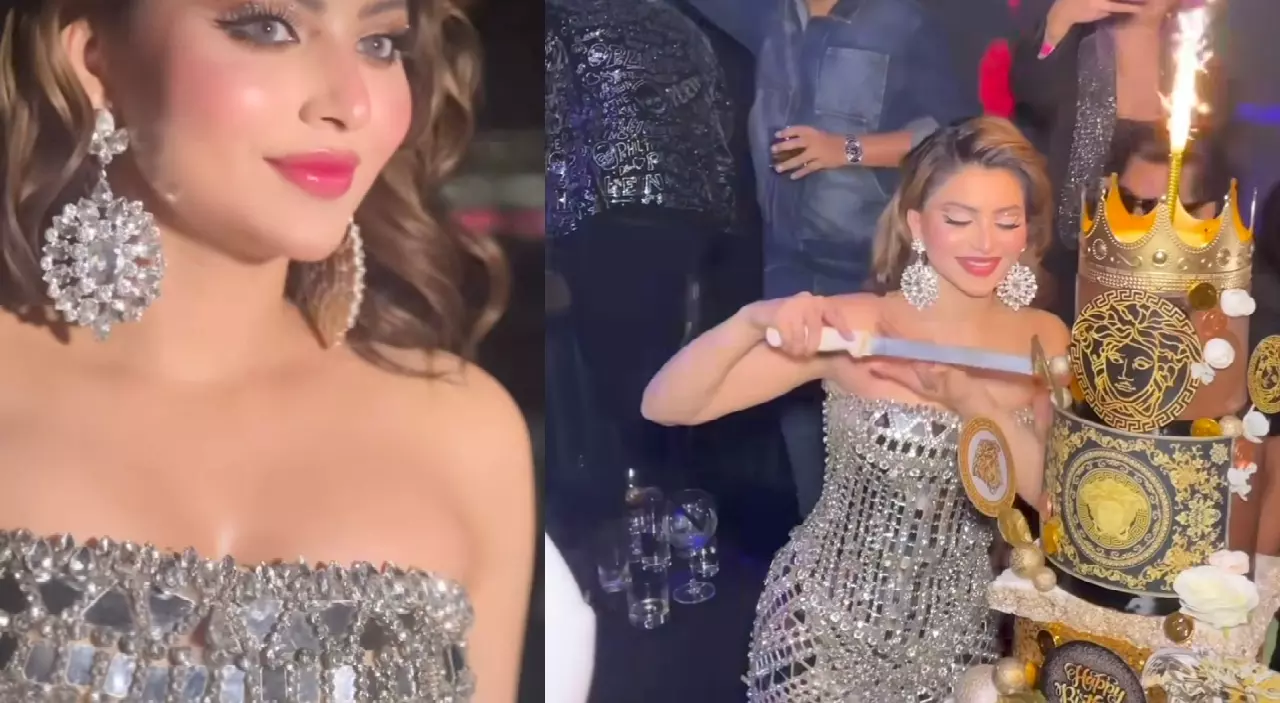 Urvashi Rautela Net Worth Wear Dimond Dress In Birthday Party (Image Credit-Social Media)