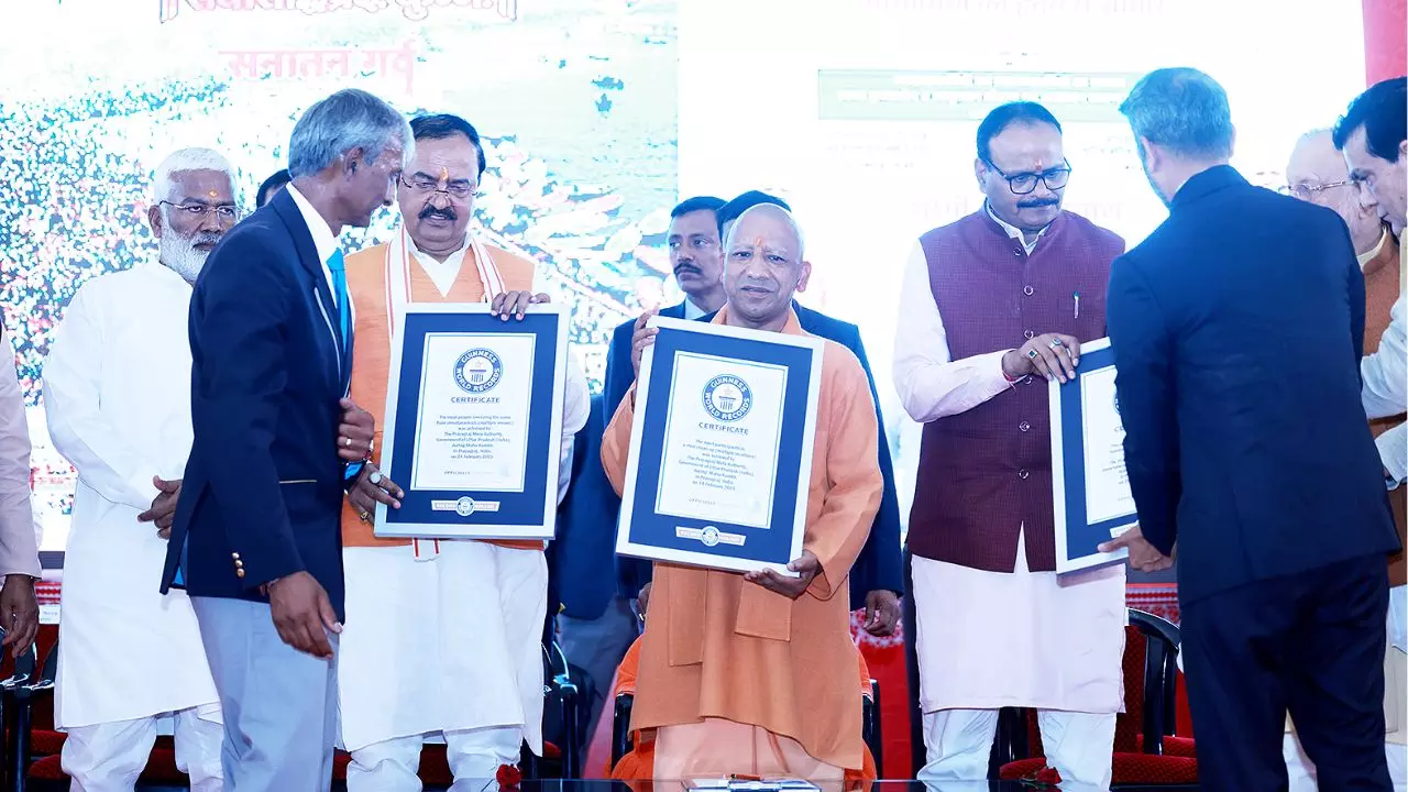 Mahakumbh 2025 Makes Guinness Book of World Records in UP