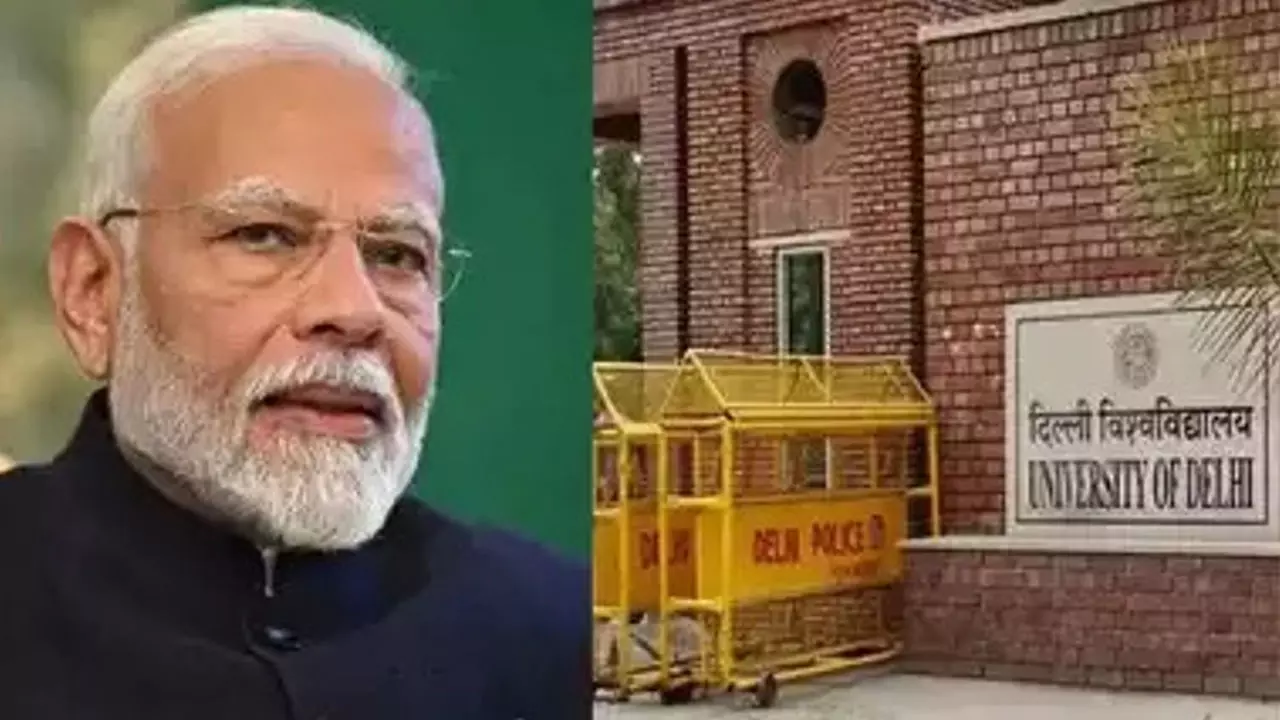 PM Modi Degree Row: पीएम की डिग्री कोर्ट को दिखा सकते हैं, लेकिन अजनबियों को नहीं : दिल्ली यूनिवर्सिटी