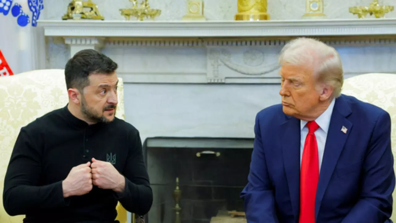 US President Donald Trump and Ukrainian President Volodymyr Zelenskyy