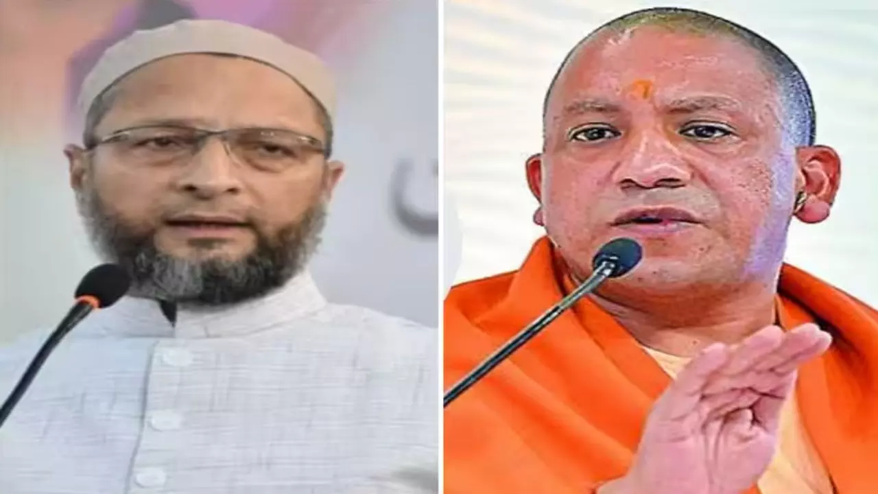 Owaisi and cm yogi