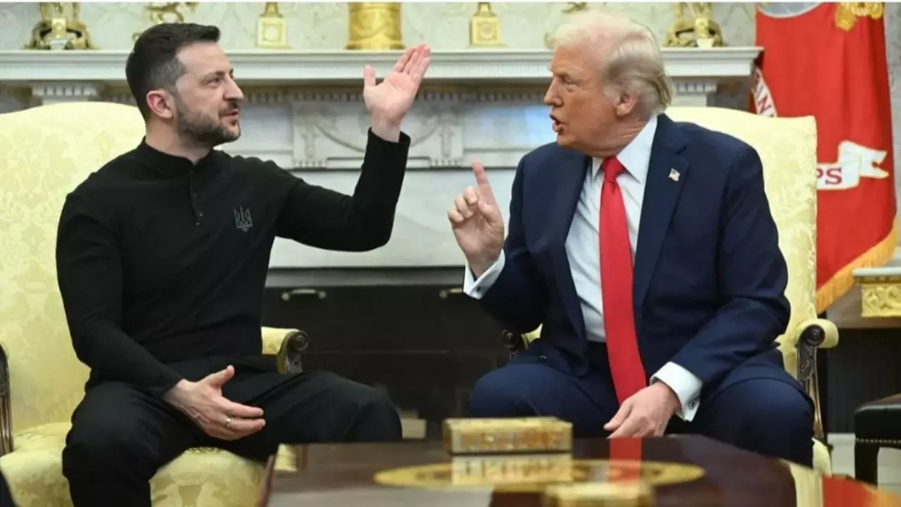 Donald Trump and Volodymyr Zelenskyy