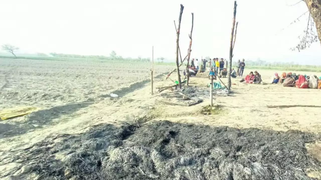 Bulandshahr News Today Farmer Died After Being Burnt Alive in a Scaffolding