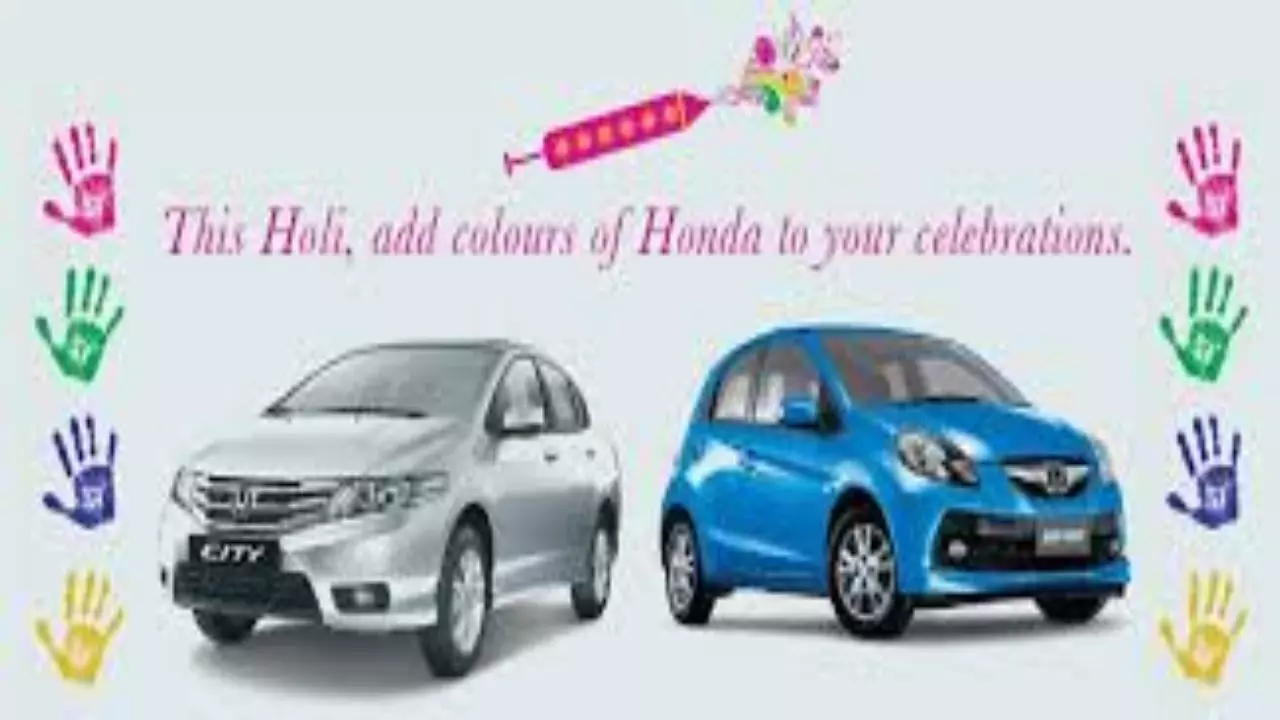 Honda Discount Offers on Holi