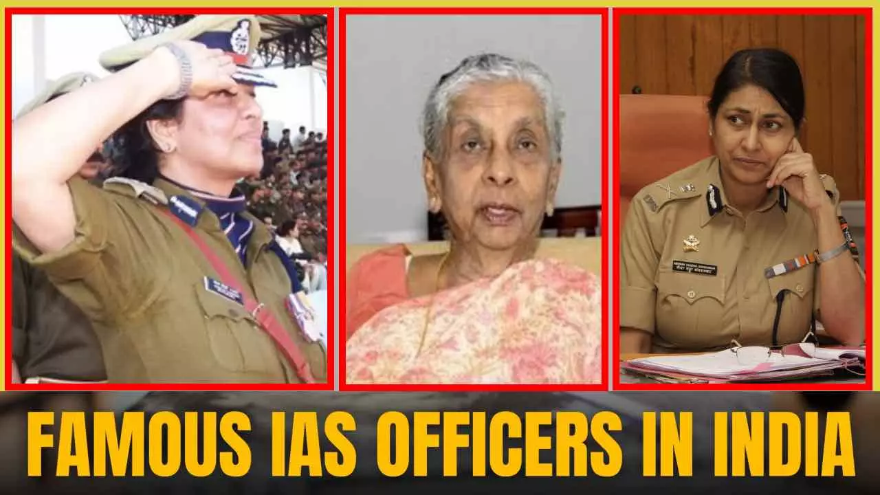 Famous Indian IAS And IPS List