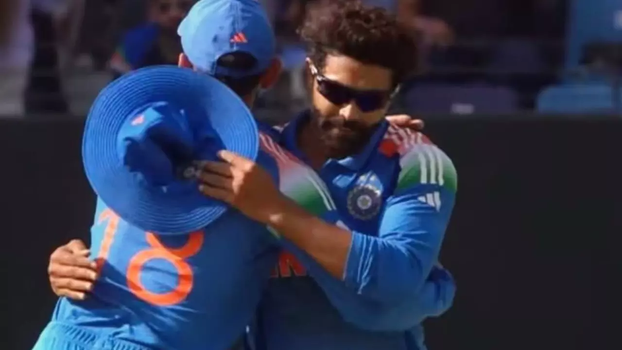 Ravindra Jadeja and Virat Kohli