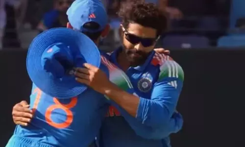 Ravindra Jadeja and Virat Kohli