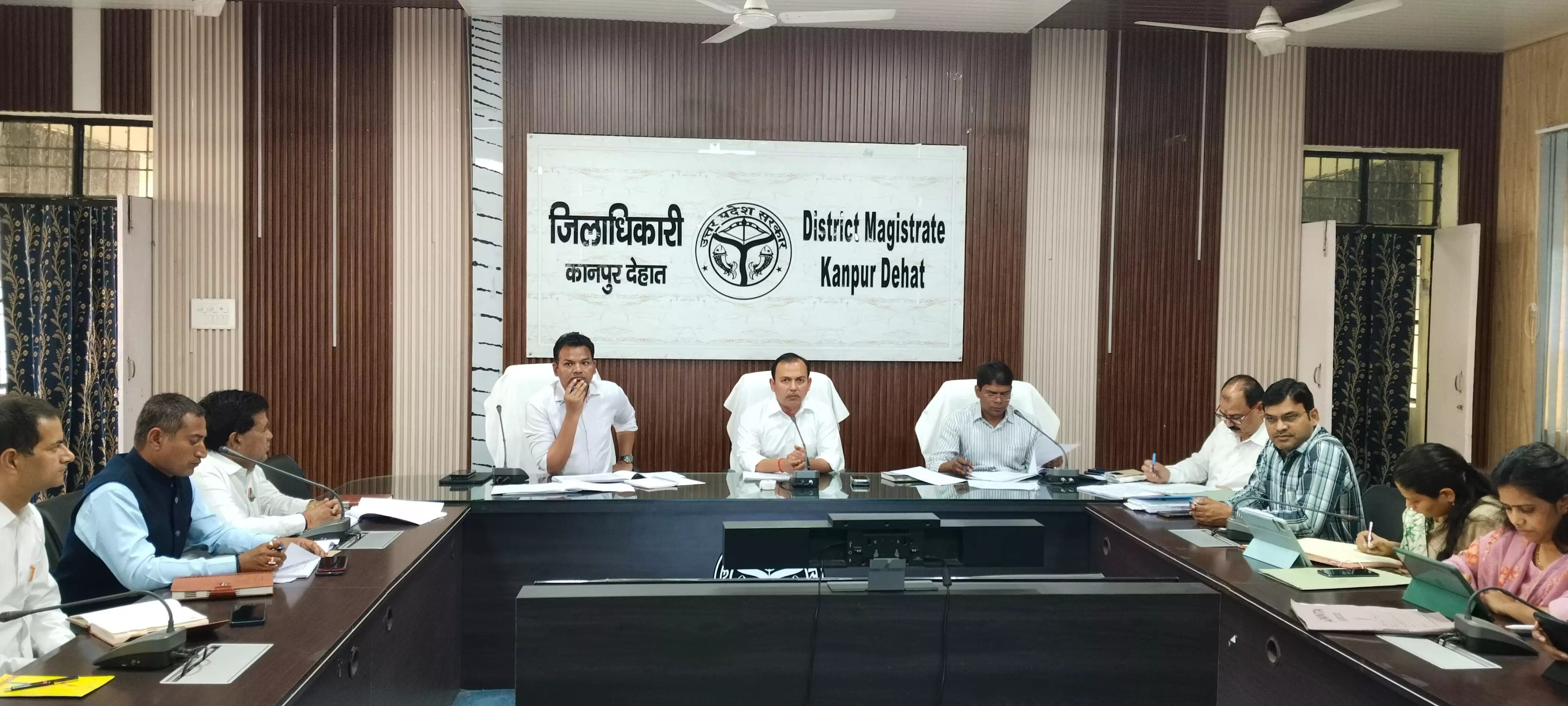 District Collector Alok Singh conducted monthly review of revenue works and gave instructions