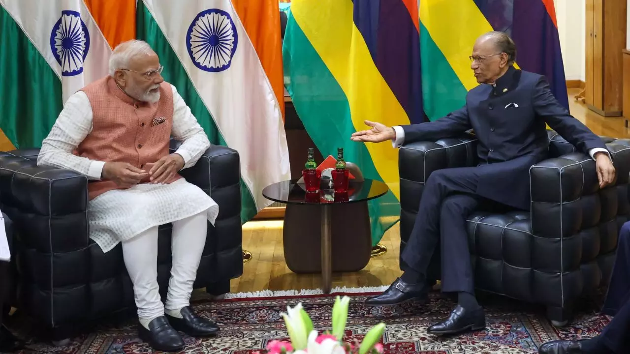 PM Modi in Mauritius