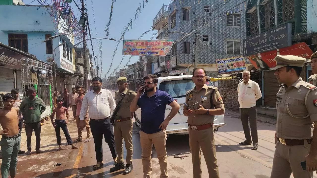 Tight security arrangements in the city on Holi