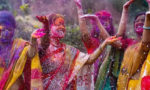 Holi celebrated with pomp and show