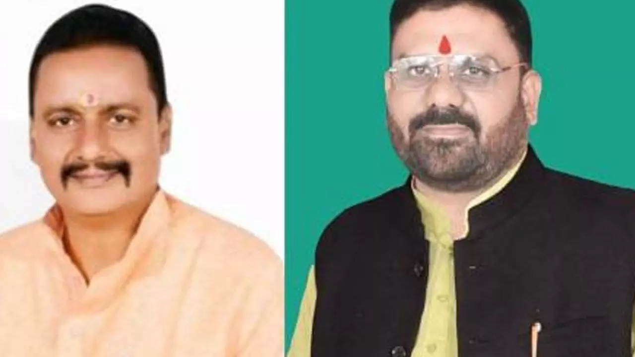 Dhruv Singh re-elected as BJP district president from Azamgarh, new district president of Lalganj Vinod Rajbhar