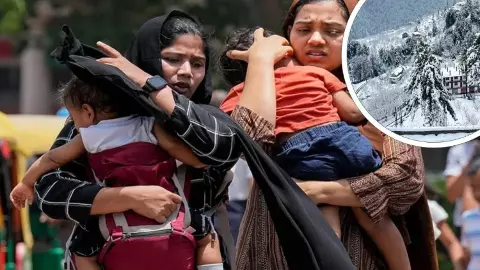 Aaj Ka Mausam: देशभर में बदलता मौसम, कहीं हीटवेव तो कहीं बारिश और बर्फबारी