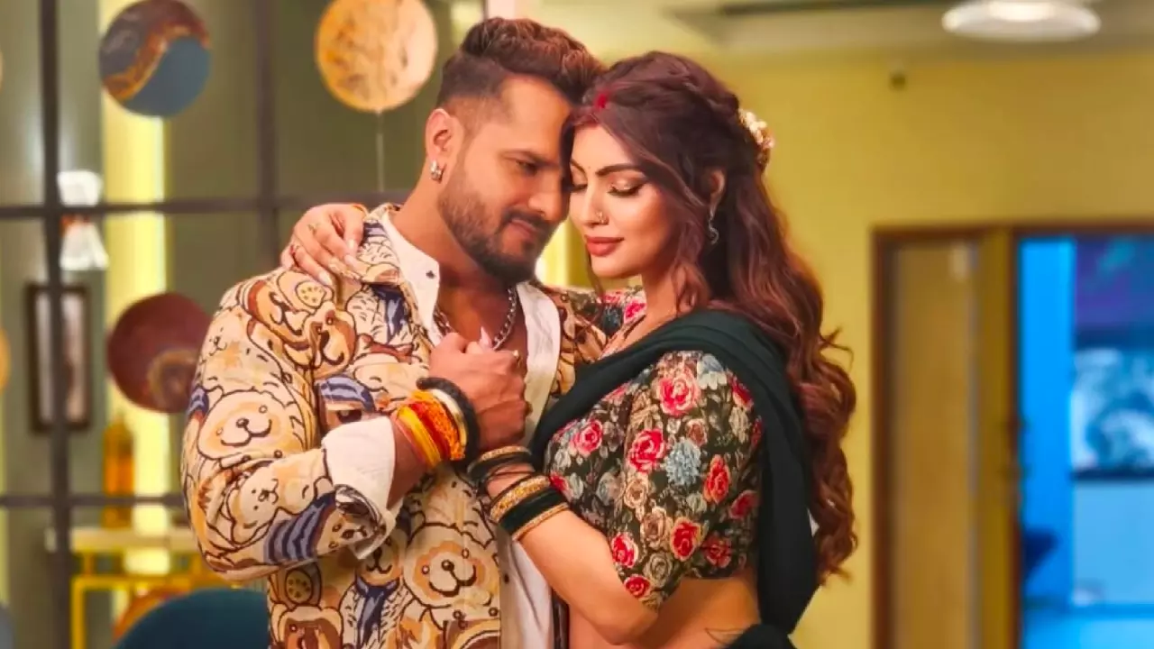 Khesari Lal Yadav Akanksha Puri Song Sarso Ke Telwa