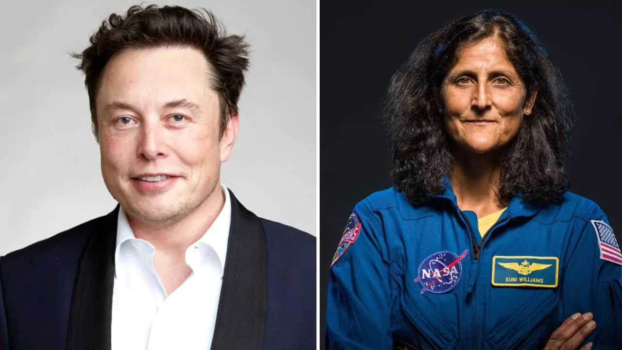 elon musk-sunita williams