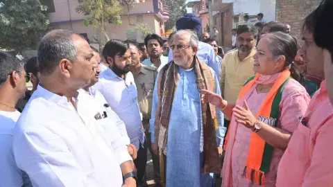Lucknow News Today Minister Suresh Khanna Inspect the Sanitation System Took Action Against the Officer