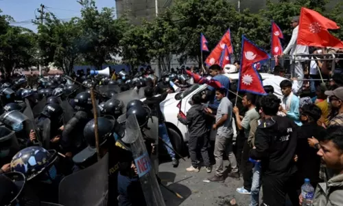 nepal pro monarchy protest explain in hindi 2 killed in violent clash