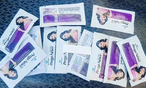 Youth caught selling ‘Prega News’ testing kit of Mankind Pharma Company without bill