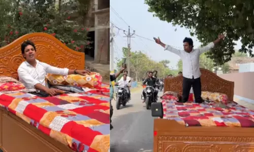 west bengal man build bed car by selling wife jewellery video viral police seize