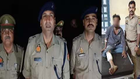 Bulandshahr News: मुठभेड़ में लुटेरा राजीव जोशी हुआ लंगड़ा, दर्ज है लूट के आधा दर्जन से अधिक मुकदमे