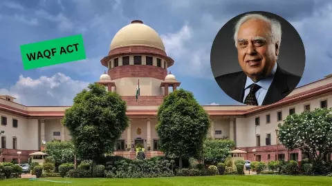 kapil sibal demand Supreme Court urgent Hearing on Waqf law CJI reply