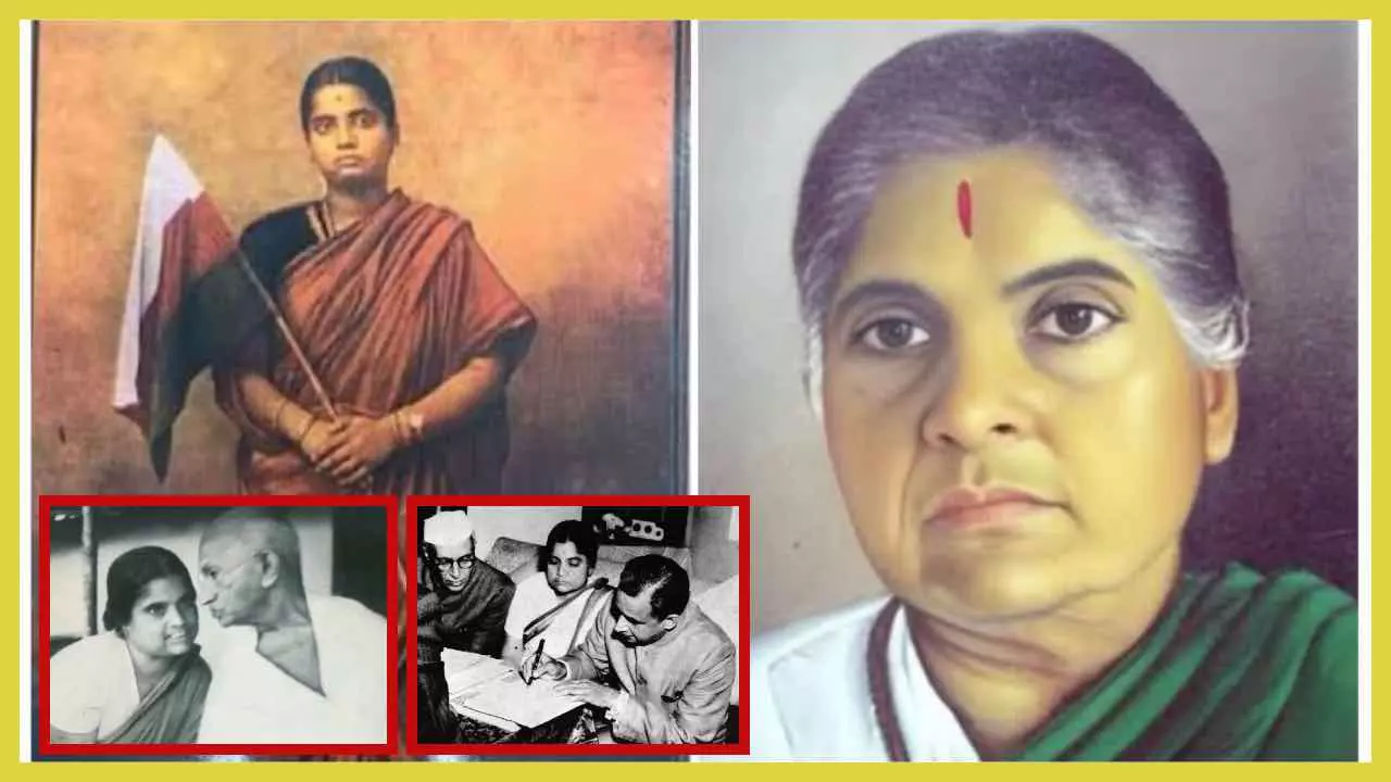 Indian Freedom Fighter Durgabai Deshmukh Biography in Hindi Mein Jane  Bharat KI Famous Krantikari Mahila Durgabai Deshmukh Kaun Thi | | Indian  Freedom Fighter: फ्रॉक वाली नन्ही मास्टरनी, जिसने गांधी जी को