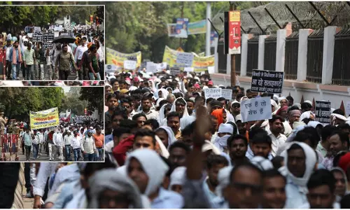 UPPCL के निजीकरण के विरोध में बिजलीकर्मियों का लखनऊ में हल्ला बोल: निजीकरण को तत्काल निरस्त करने की मांग
