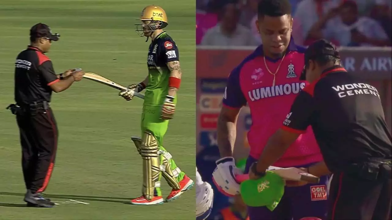 IPL 2025: आखिर हेटमायर, साल्ट और हार्दिक पांड्या का बैट क्यों हुआ चेक, जानें कारण
