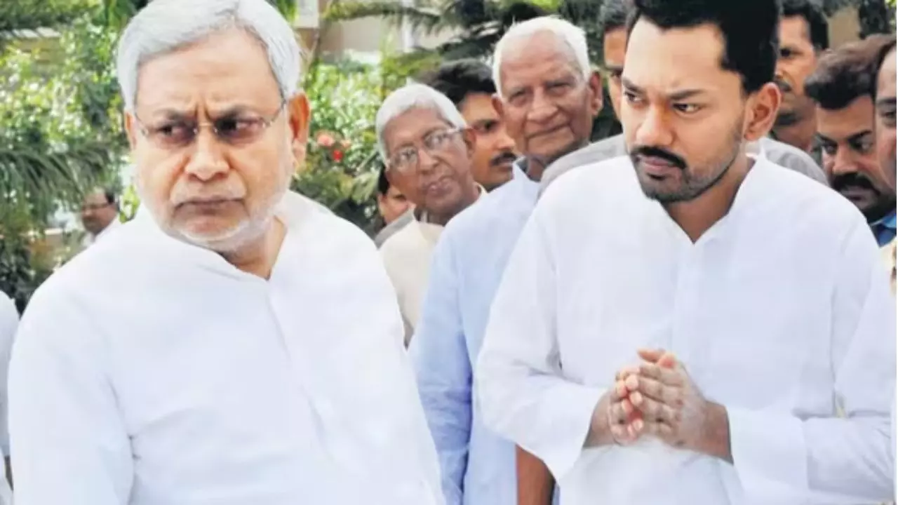 cm nitish kumar son nishant said amit shah clear his father will be face in bihar election