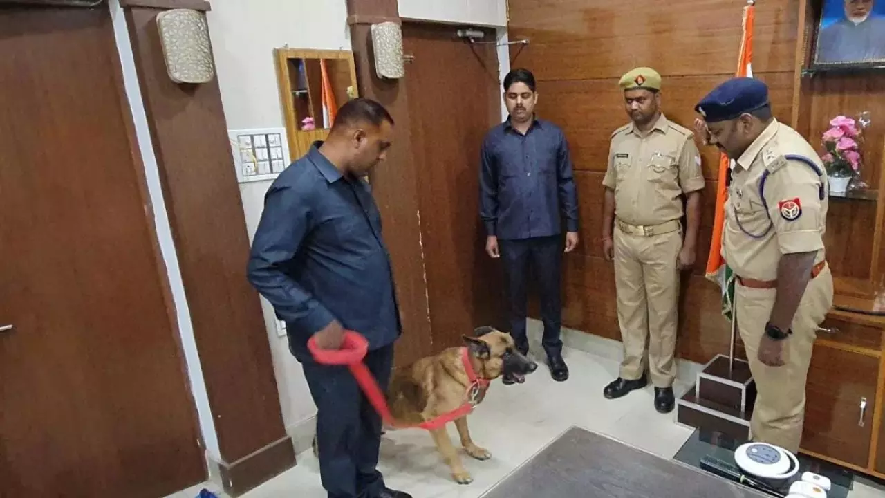 UP News: चार जिलों के DM ऑफिस को बम से उड़ाने की मिली धमकी, डॉग स्क्वॉड और बम निरोधक दस्ता मौक पर पहुंचा, कलेक्ट्रेट की हुई सघन जांच