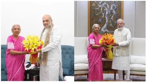 केंद्र के बाद अब उत्तर प्रदेश में बड़ा बदलाव!  शाह से मिलीं राज्यपाल आनंदीबेन पटेल; नए मुखिया पर चर्चा