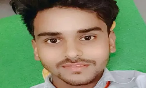 High speed car hits bike rider while crossing the road, one dead
