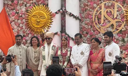 arvind kejrival daughter harshita marriage with sambhav jain photos viral