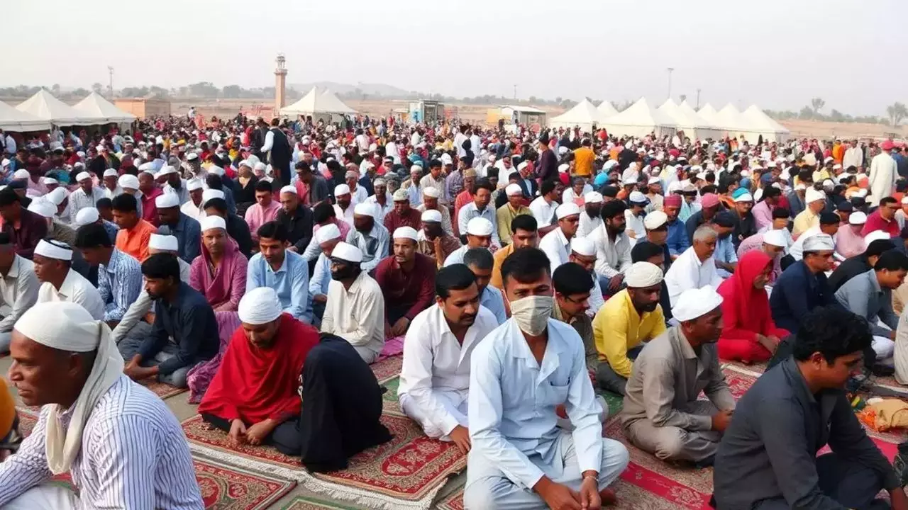 Tablighi Jamaat Jalsa begins in haryana nuh ban of beef biryani see details
