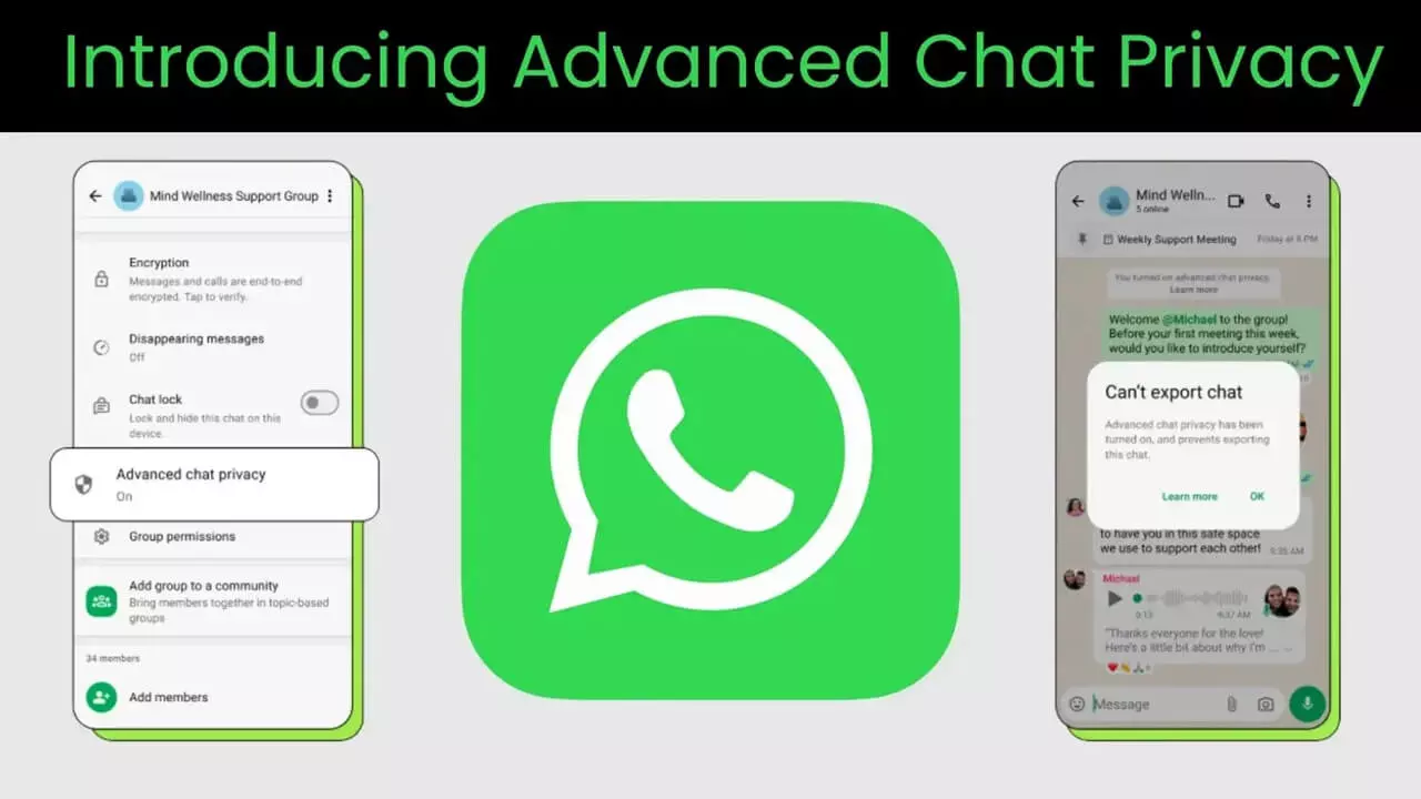 WhatsApp Advanced Chat Privacy