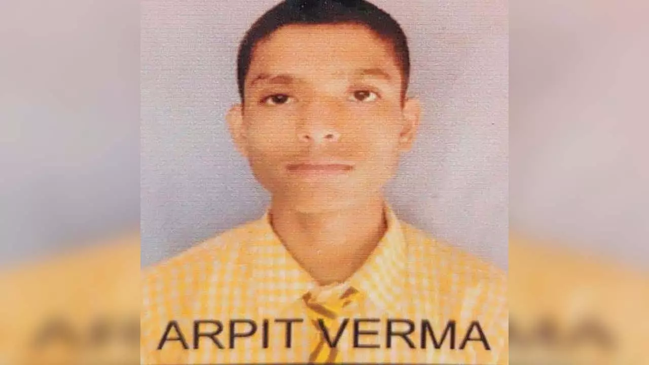 Arpit Verma of Sitapur gets third place in UP in high school examination