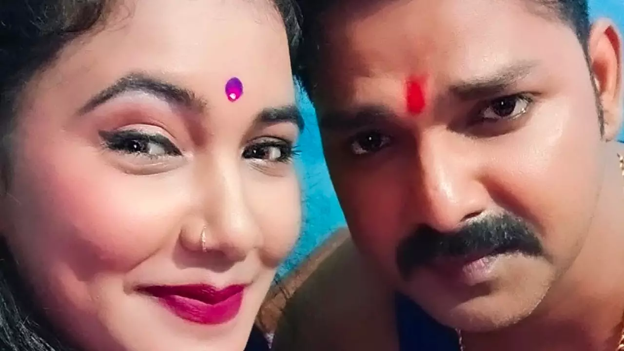 Pawan Singh Trisha Kar Madhu Photo