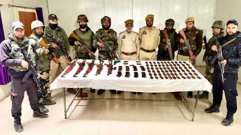 Terrorist hideout busted in Machil