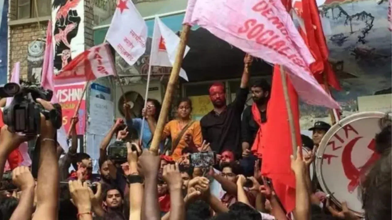 JNU Election Result out aisa nitish kumar win abvp got this post latest News