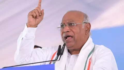 Rajasthan Politics Mallikarjun kharge In Jaipur Samvidhan Bachao Rally Attack On Modi Pahalgam Terror Attack