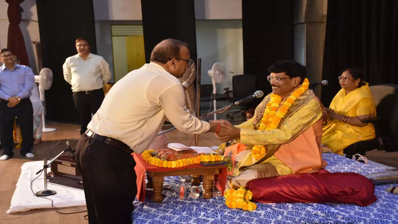 Musical recitation and discussion of Saswar Sundarkand held at Institute of Agricultural Sciences, Kashi Hindu University